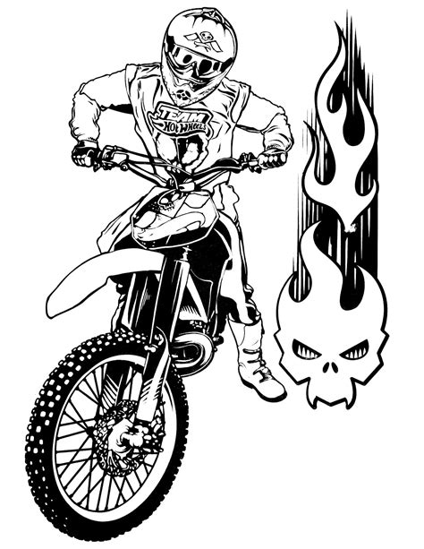Motorcycle Coloring Pages Printable